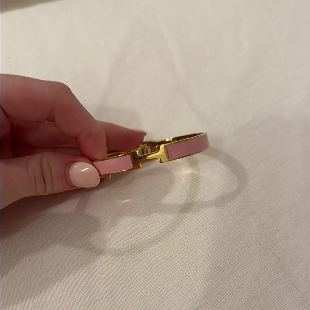Pink and Gold Bracelet